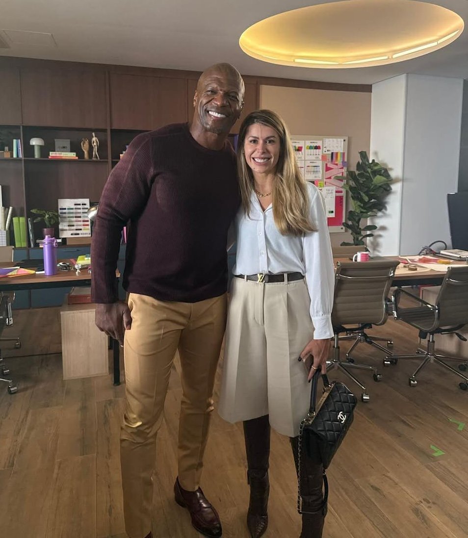 Ator Terry Crews e Dra. Cintia Carvalho - Foto: Divulgação