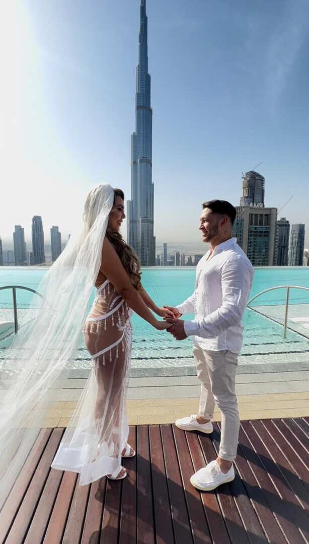 Digital Influencer e TikToker Mimi Boliviana se casa em Dubai com Victor Ferraz