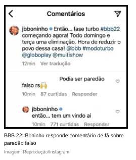 Boninho Confirma Paredão Falso No 'Bbb 22': 'Tem Um Vindo Aí'
