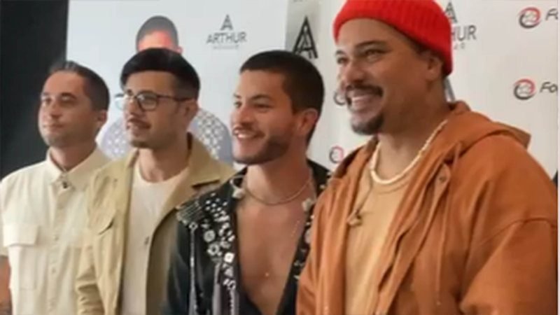 Arthur Aguiar grava novo projeto musical com Sorriso Maroto e Matheus & Kauan - Fotos: Instagram / Divulgação