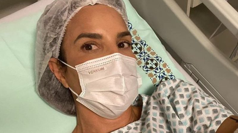 Ivete Sangalo compartilha fotos no hospital após passar por cirurgia - Foto: Reprodução / Instgram
