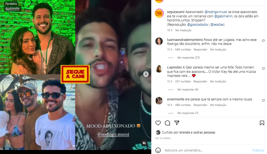 Rodrigo Mussi Esta Vivendo Romance Com Gabi Melim Cosmopolitam