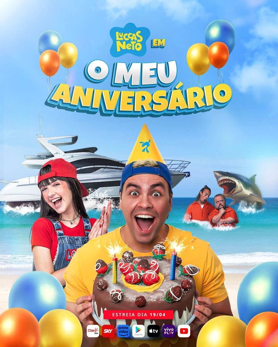 Os Jovens Talentos Que Estão Dando Vida Às Aventuras De Luccas Neto Em: O Meu Aniversário! 4 Luccas Neto