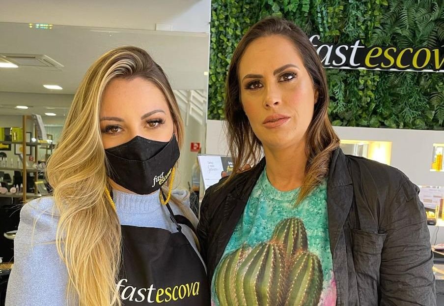 Laiane Fuentes E Aritana Marone - Foto: Divulgação/Fast Escova