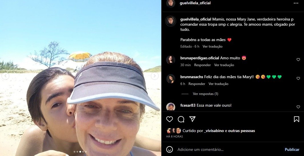 Dia Das Mães: O Amor Incondicional De Guel Villela Por Sua Mãe Marília Villela; Veja! 3 Guel Villela
