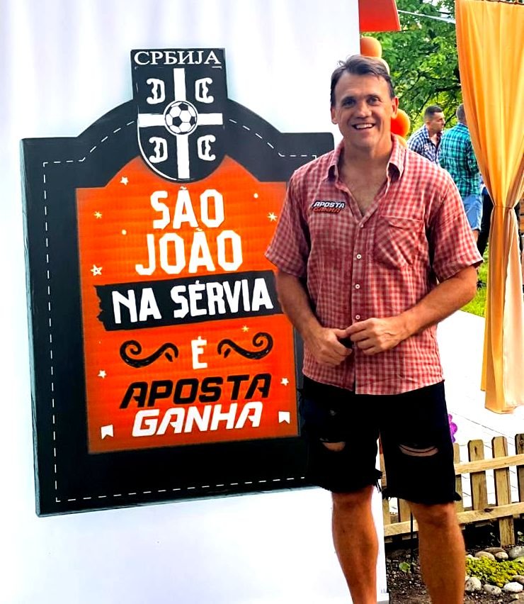 Aposta Ganha Promoveu São João Na Sérvia Na Última Sexta-Feira (23) 2 Dejan Petkovic - Credito Da Foto: Aeromovie / Divulgação