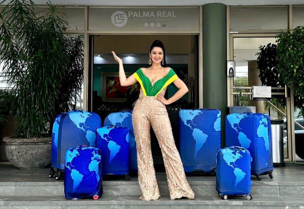 Lulu Oliveira Vence Concurso Internacional De Beleza Para Mulheres Casadas 2 Lulu Oliveira Na Chegada No Hotel Em San José - Foto: Paulo Filho / Divulgação