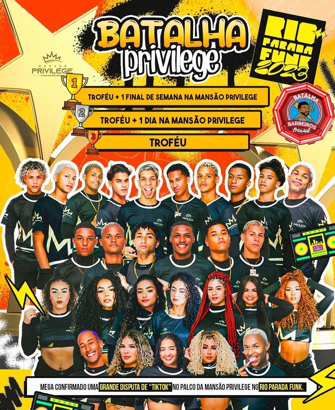Mansão Privilege: O Epicentro Da Agitação E Curtição Dos Influencers Brasileiros 2 Influencers Da Mansão Privilege Estarão No Rio Parada Funk 2023 - Reprodução Instagram