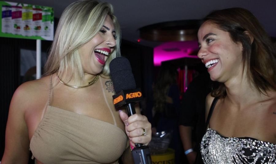 Andressa Devillo Estreia Como Repórter No Agito Na Tv Na Festa Do Ator Simone Susinna 2 Andressa Devillo E A Ex-Bbb Key Alves - Crédito Da Foto Fotos Nelson Miranda - Divulgação