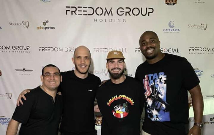 Os Empresários André Xavier, André Mescouto, Paulo Carvalho E Thiago Souza