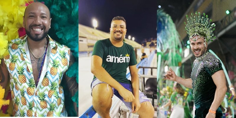 Beldades Do Carnaval Carioca Revelam O Que Não Pode Faltar Na Ceia De Natal 3 Daniel Zarmano, Rodrigo Para Assu E Renny Belmon