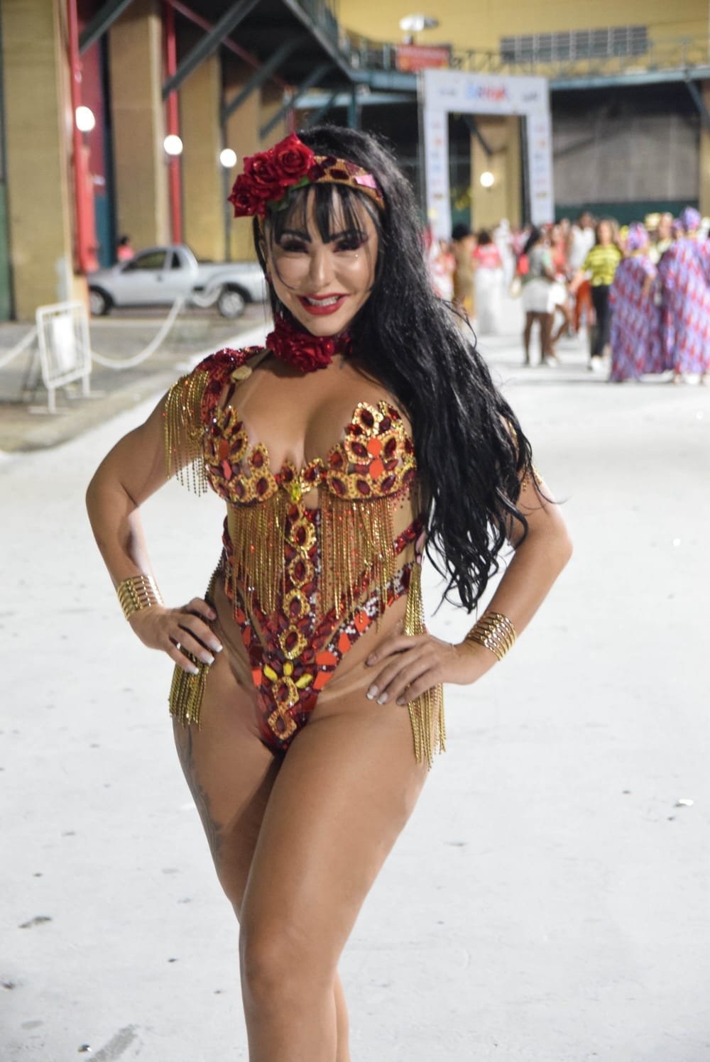 Musa Da União Da Ilha, Amanda Fernandes Brilha Em Mini Desfile Na Cidade Do Samba 2 Amanda Fernandes Foto Marcelo Moura 2 Cosmopolitam