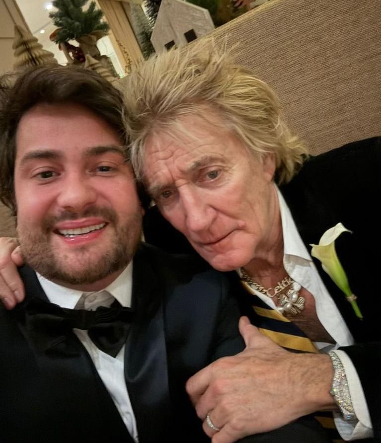 Médico Das Estrelas Dr. Ivan Rollemberg, Sir Rod Stewart E David Palmer Em Londres 2 Dr. Ivan Rollemberg E Sid Rod Stewart - Credito Da Foto Acervo Pessoal