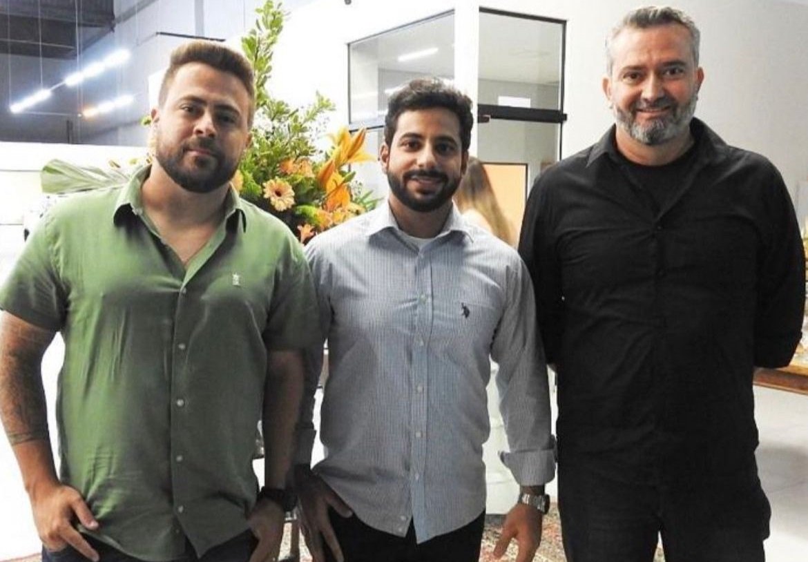 Proprietários Rany Charanek, Luis Cesar Bandeira e Felipe Augusto A Felício - Foto: Acervo Pessoal