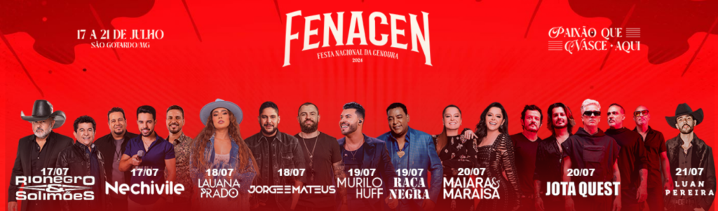 Nechivile e Fenacem agitaram São Gotardo com grandes atrações sdfawsfedwa