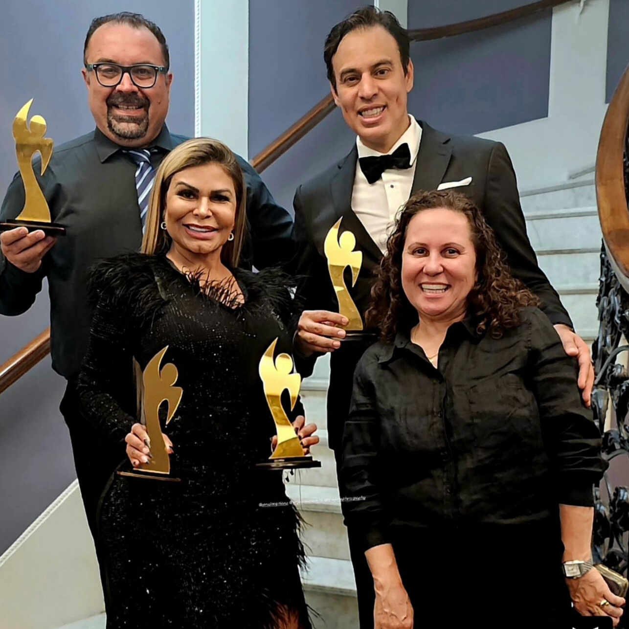 Renato Cipriano, Tacito Cury, Rogéria Souza e Rose Lima - Crédito da Foto: @roselimaphotography