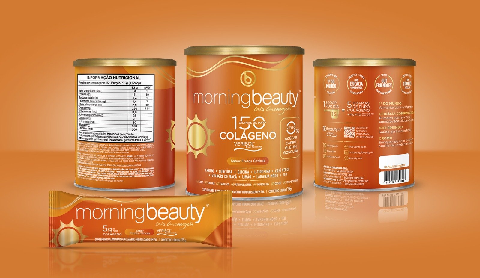 Agora tomar colágeno tem hora! Cris Arcangeli lança MorningBeauty eSleepingBeauty!