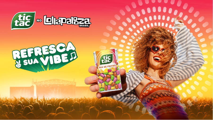 Tic Tac® Anuncia Parceria Oficial Com O Lollapalooza Brasil 2025