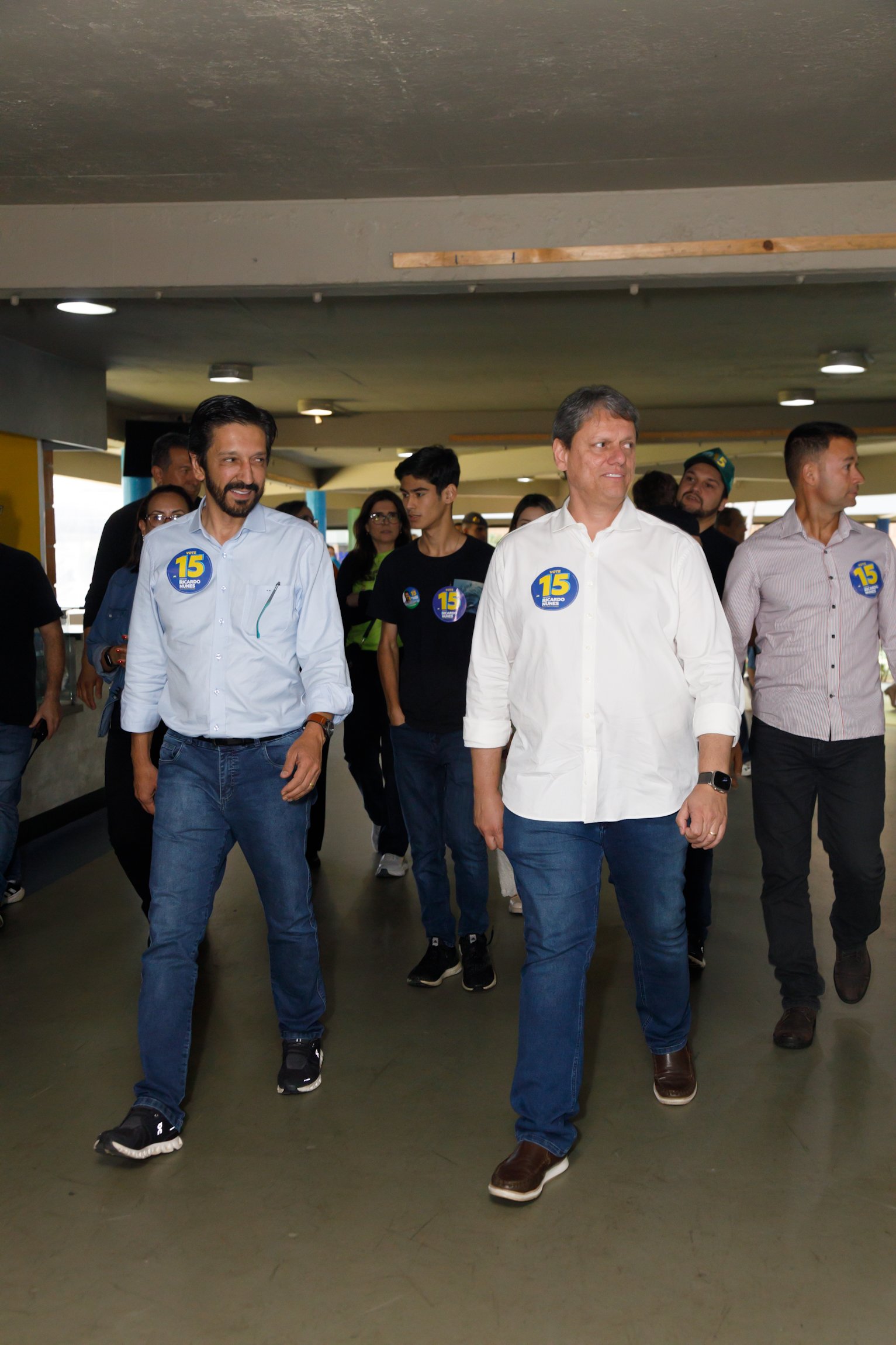 Ricardo Nunes E Tarcísio De Freitas Votam Juntos Neste Domingo (6) 2 Fotos: Patrícia Devoraes / Brazil News