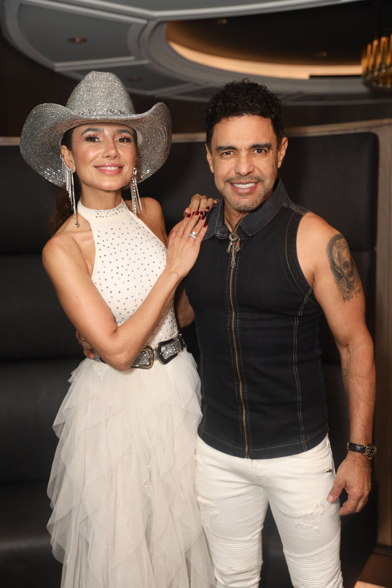 Celebridades Brilham Na Primeira Noite Do Navio Do Zezé A Bordo Do Msc Seaview 2 Paula Fernandes E Zezé Di Camargo - Fotos: Lucas Ramos / Brazil News