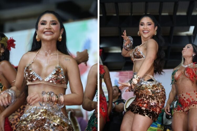 Musas Da Grande Rio Brilham Em Ensaio Para O Carnaval 2025 5 Mileide Mihaile