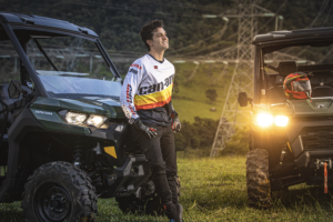 Luan Santana grava filme para campanha de Sea-Doo e Can-Am, em Bragança Paulista (SP)