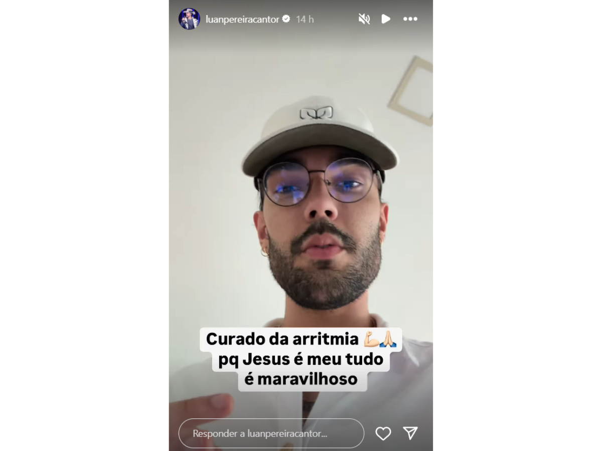 Luan Pereira anuncia cura da arritmia cardiaca e retorno para 1 Cosmopolitam