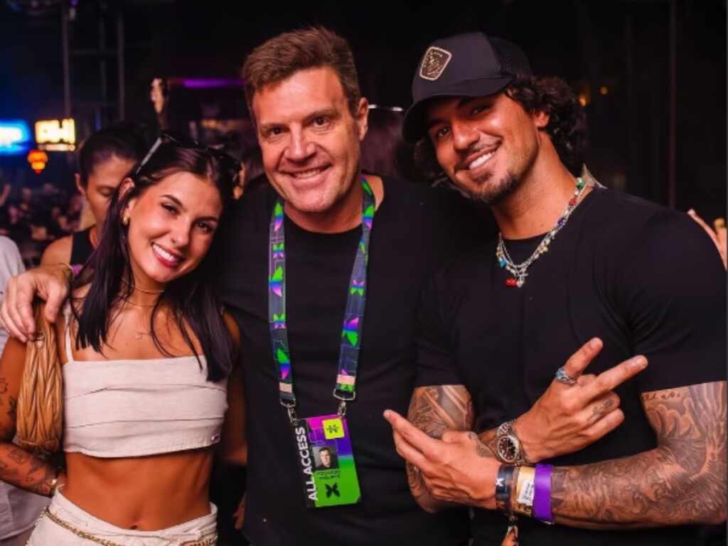 Ana Castela, Gabriel Medina E Eduardo Philipps. Foto: Divulgação