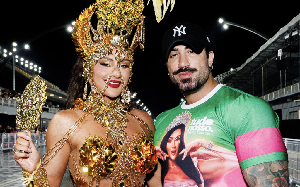 Juju Salimeni surge como Deusa de Ouro em ensaio técnico no Anhembi neste sábado - Foto Clayton Felizardo Brazil News