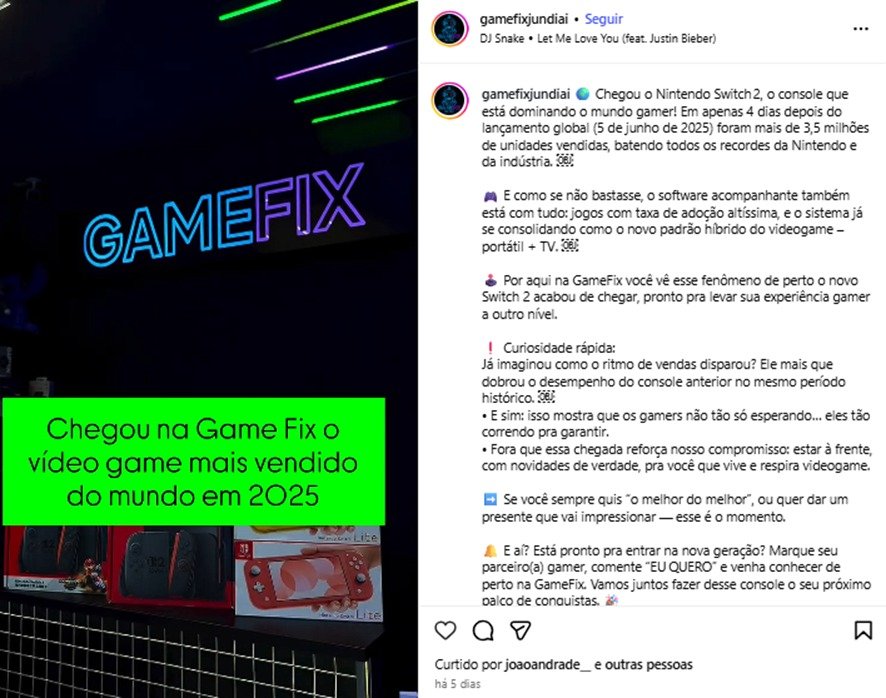 Game Fix Jundiaí: Sua Loja Gamer de Confiança para Consoles e Jogos 11 WhatsApp Image 2026 01 14 at 7.01.44 PM
