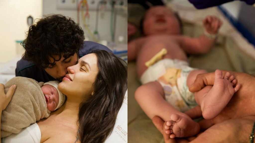 Rafa Kalimann se emociona ao mostrar momento especial com a filha Zuza e Nattan na maternidade Rafa Kalimann emociona ao surgir com a filha ao som de Nattan