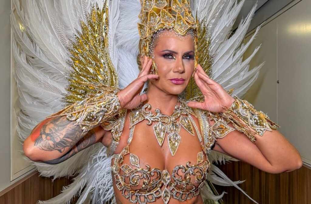 Isis Camargo vive contagem regressiva para o desfile das campeãs do Tucuruvi na noite deste sábado Isis Camargo - Credito da Foto: Gabo / Renato Cipriano - Zuleika Ferreira - Divulgação