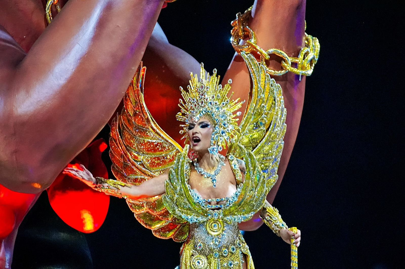 Milene Gonzalez no desfile da Tucuruvi - Crédito da Foto: Fotop / Renato Cipriano / Zuleika Ferreira - Divulgação