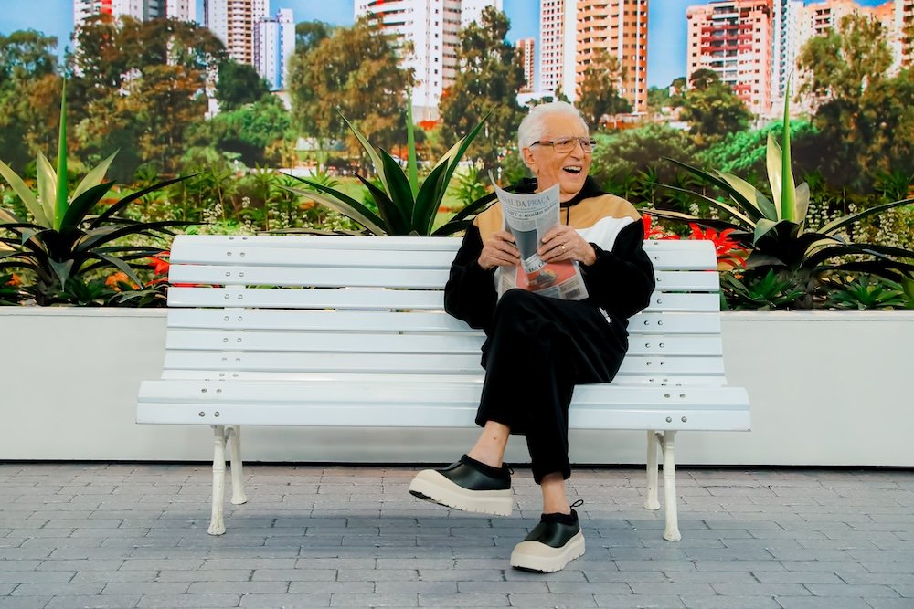 Carlos Alberto de Nóbrega na “A Praça É Nossa” - Crédito da Foto: Lourival Ribeiro / SBT