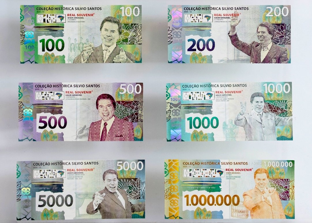 Coleção Oficial de Cédulas Comemorativas de Silvio Santos