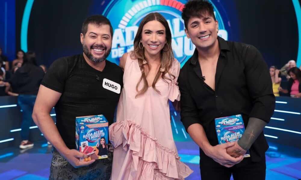 Hugo & Tiago com Patricia Abravanel - Crédito da Foto: Gabriel Cardoso / SBT