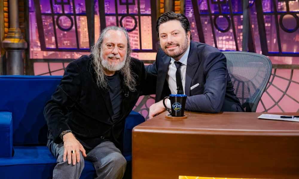 Caio Fábio e Danilo Gentili no The Noite - Crédito da Foto: Lourival Ribeiro / SBT