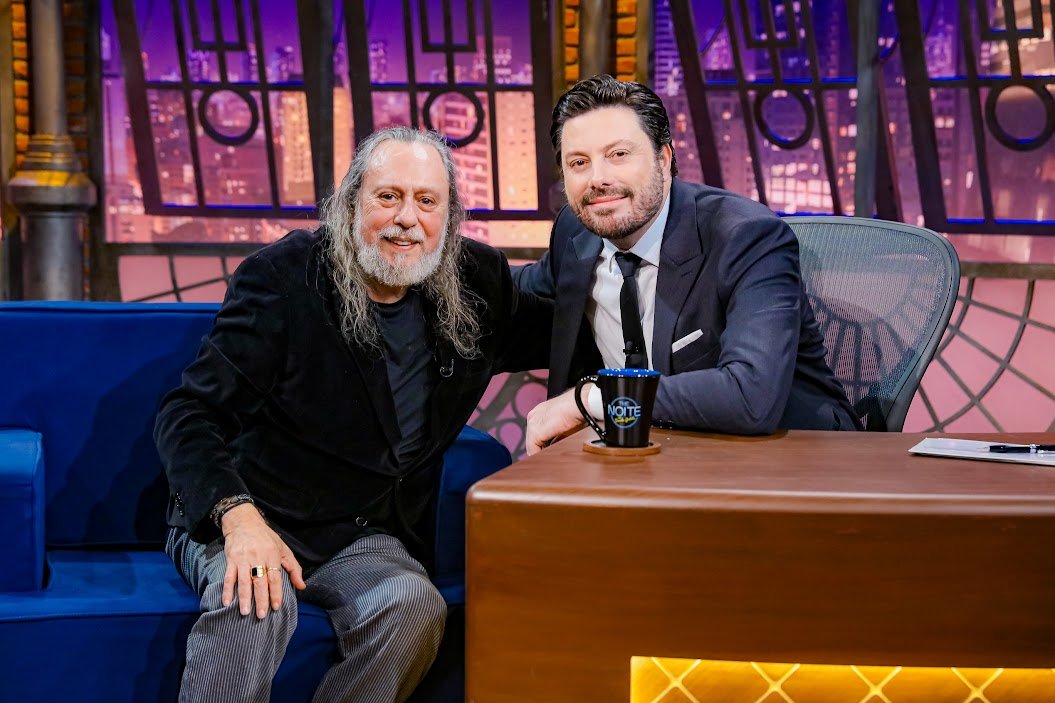 Caio Fábio e Danilo Gentili no The Noite - Crédito da Foto: Lourival Ribeiro / SBT