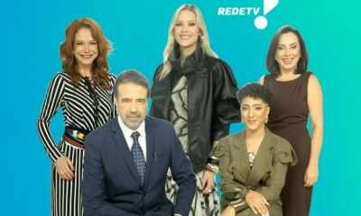 Babi Xavier, Jorge Lordello, Gianne Albertoni, Nath Finanças e Katiuzia Rios - crédito Divulgação RedeTV!