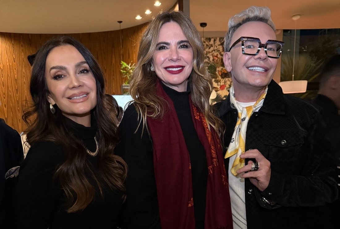 Claudia Métne, Luciana Gimenez e Felipeh Campos - Crédito da Foto: Divulgação