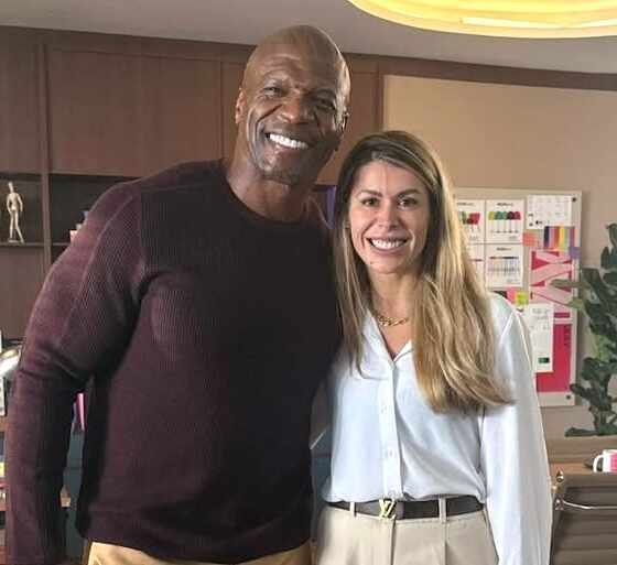 Ator Terry Crews e Dra. Cintia Carvalho - Foto: Divulgação