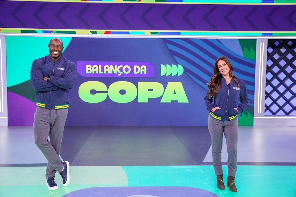 Balanço da Copa com Wallace Neguerê e Carol Barcellos - Foto: Rogerio Pallatta/SBT