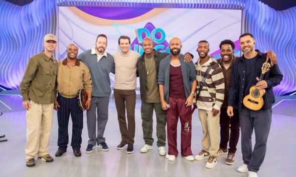 Domingo Legal recebe Turma do Pagode - Foto: Divulgação / SBT