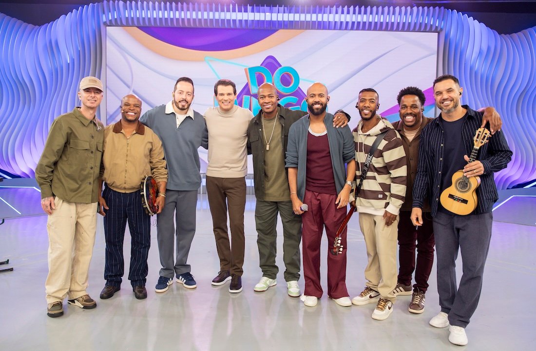 Domingo Legal recebe Turma do Pagode - Foto: Divulgação / SBT