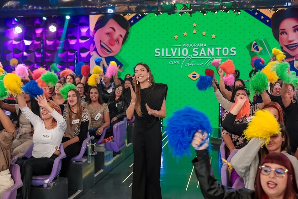 Programa Silvio Santos com Patricia Abravanel - Foto: Gabriel Cardoso/SBT