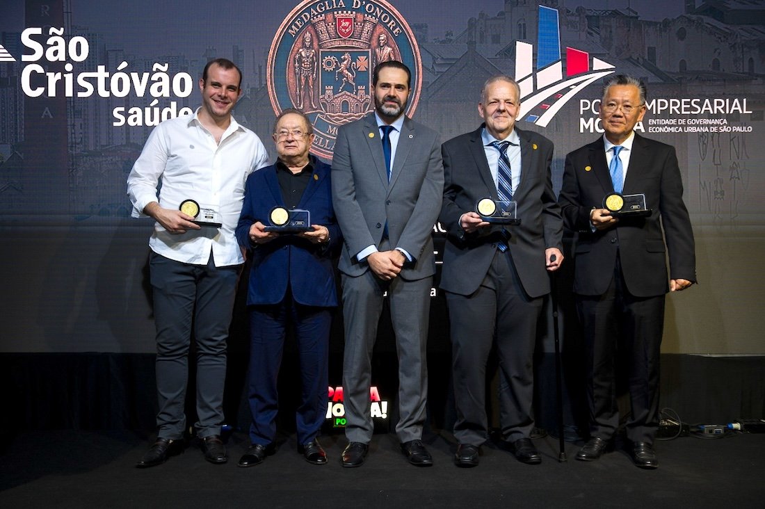 Marcos Ferrante, Maurício Galleazzi, Anderson Festa, João Luciano Granado e Newton Nagae - Foto: Divulgação