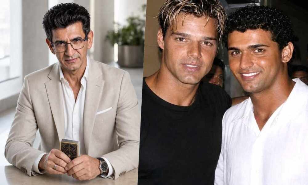 Ricky Martin e Val Couto - Foto Acervo Pessoal